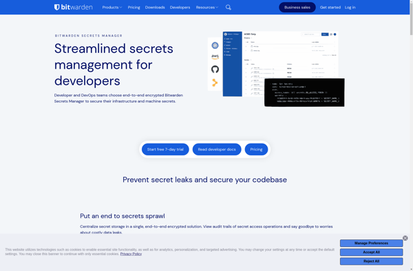 Bitwarden Secrets Manager image