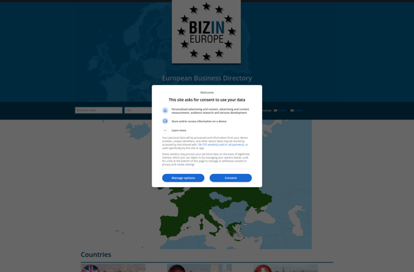 Bizin Europe screenshot