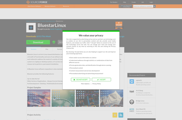 Bluestar Linux image