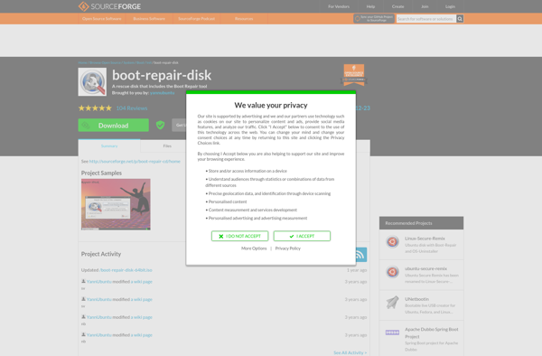 Boot Repair Disk screenshot
