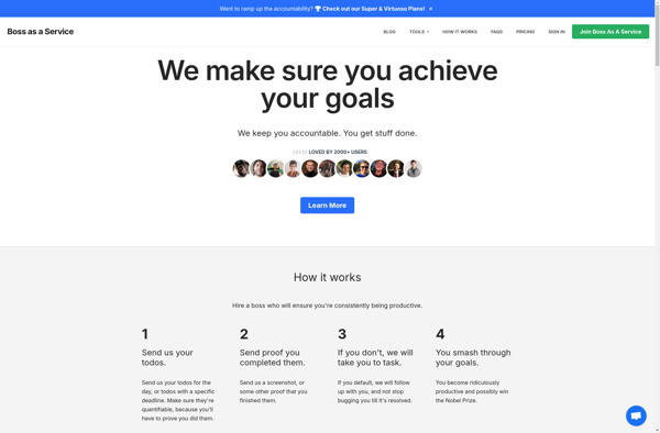 Boss as a Service screenshot