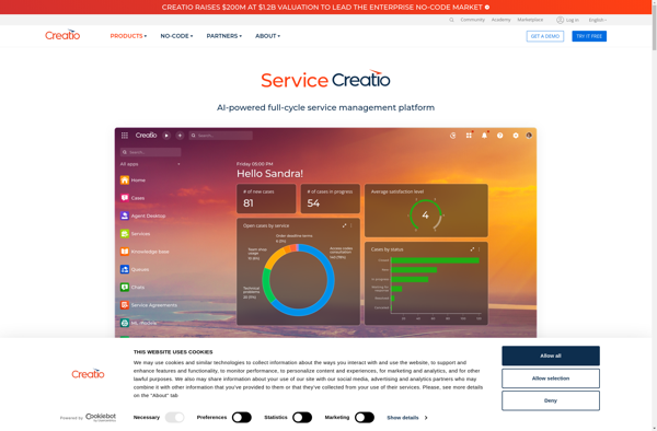 Bpm'online service screenshot