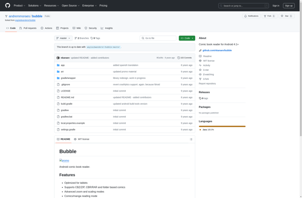 Bubble Comic Book Reader screenshot