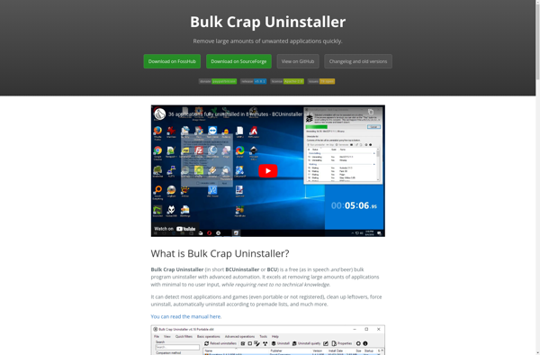 Bulk Crap Uninstaller image