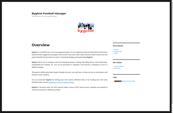 Bygfoot Football Manager image