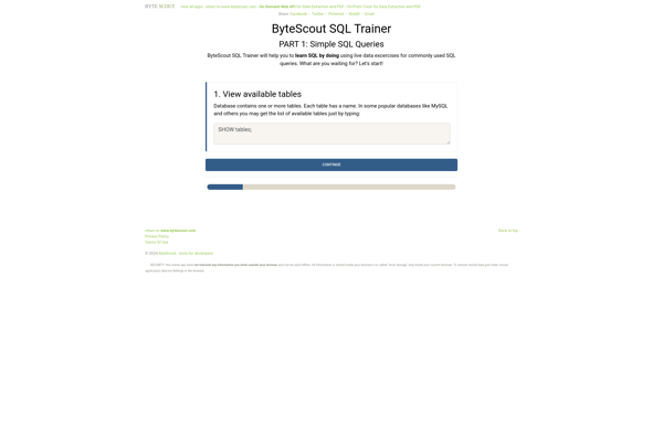 ByteScout SQL Trainer image