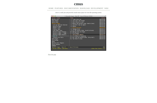 C* Music Player