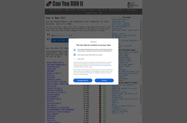 Can You Run It? screenshot