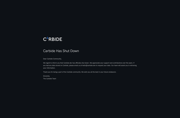 Carbide - C4 Modelling Tool image