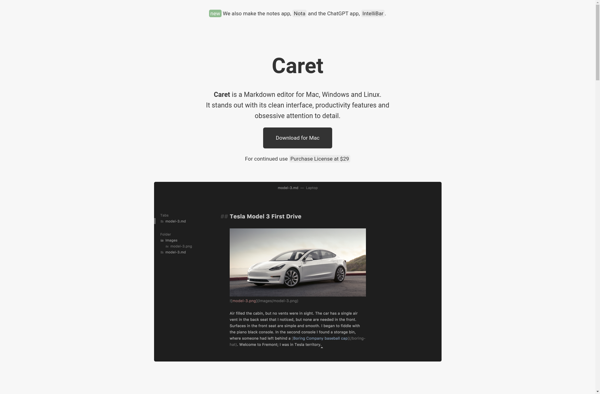 Caret Markdown Editor image