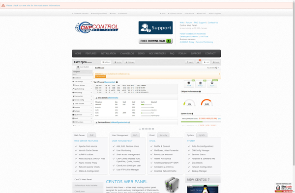 CentOS Web Panel image