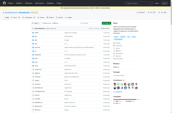 Championify screenshot