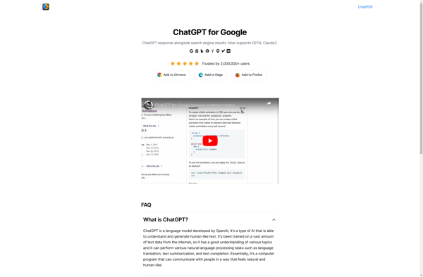 ChatGPT for Google image