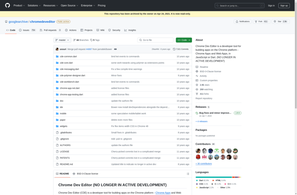 Chrome Dev Editor image