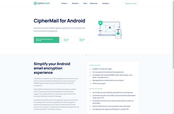 Ciphermail for Android image