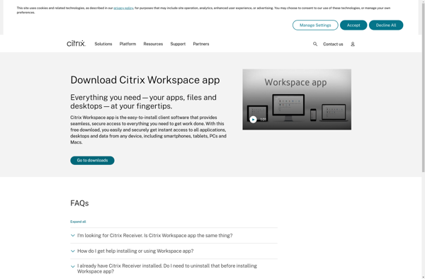 Citrix XenApp image