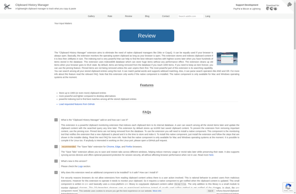 Clipboard History Manager image