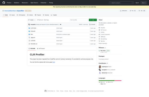 CLR Profiler for .NET Framework image