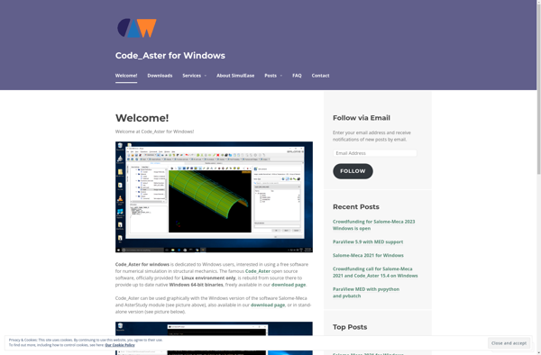 Code_Aster for Windows image