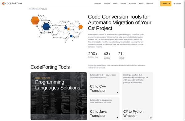 CodePorting.Native Cs2Cpp image