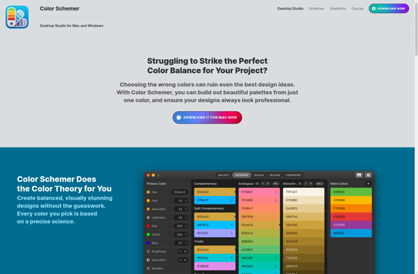 ColorSchemer Studio screenshot