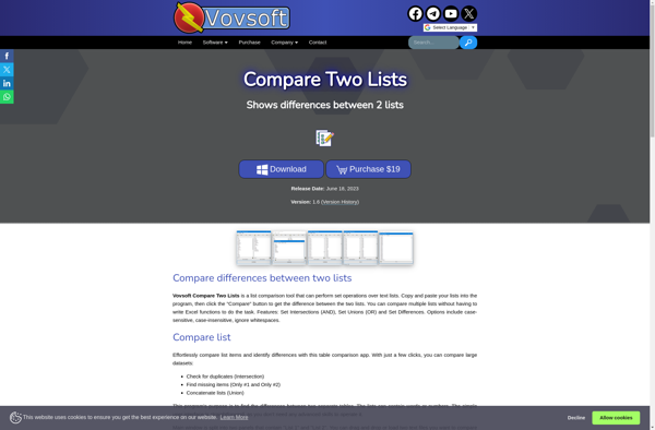 Compare Two Lists image