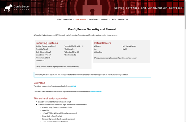 ConfigServer Firewall image