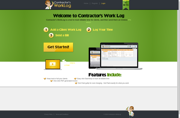 Contractor's Work Log screenshot