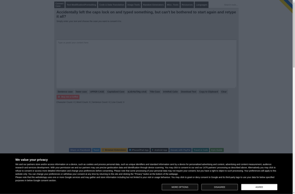 Convert Case screenshot