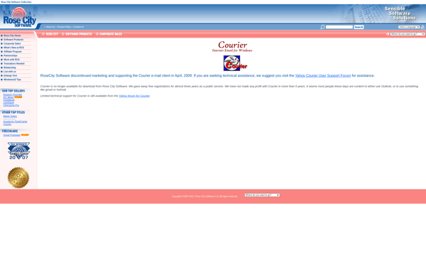 Courier: Internet Email screenshot