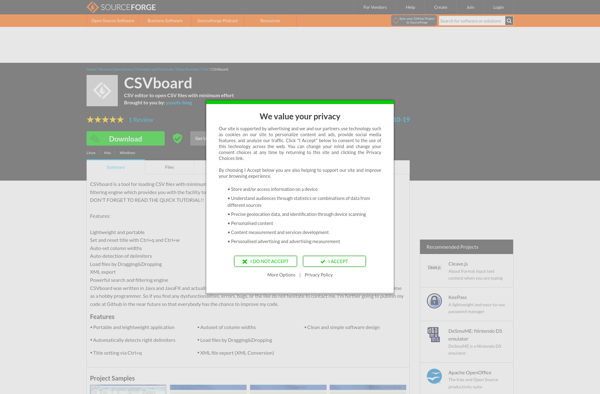 CSVboard image