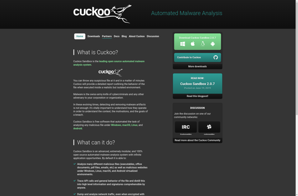 Cuckoo Sandbox image