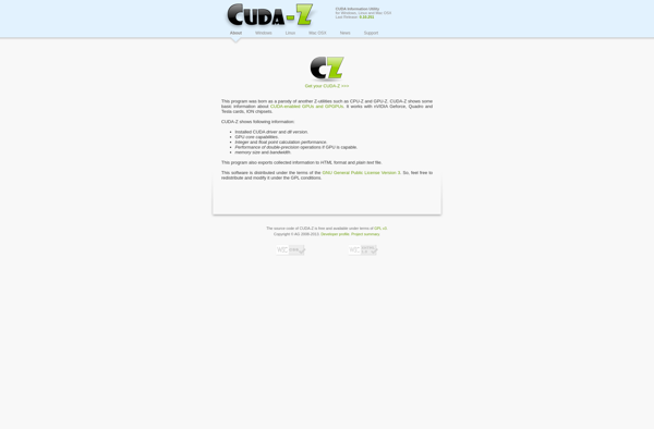 CUDA-Z image