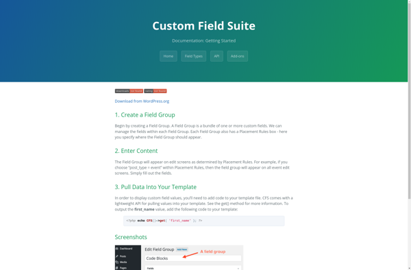 Custom Field Suite image