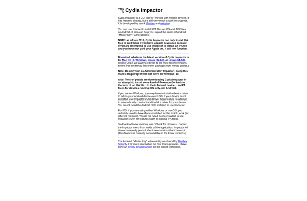 Cydia Impactor image