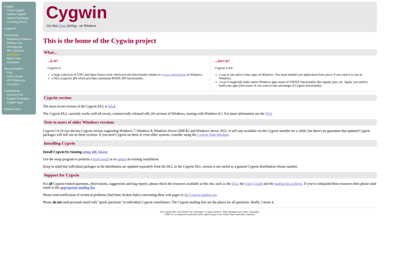 Cygwin image