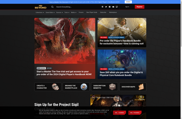 D&amp;D Beyond screenshot