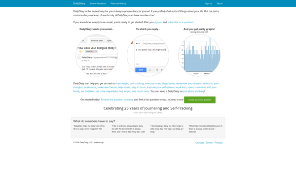 DailyDiary.com screenshot