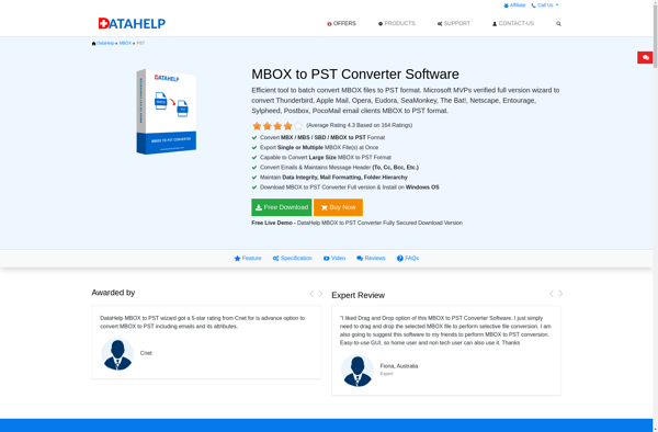 DataHelp Software MBOX to PST Wizard image