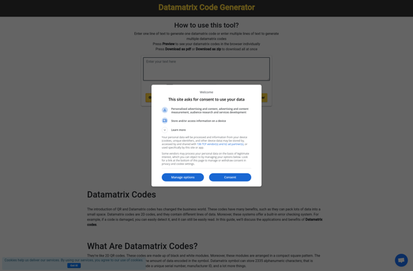 Datamatrix Code Generator image