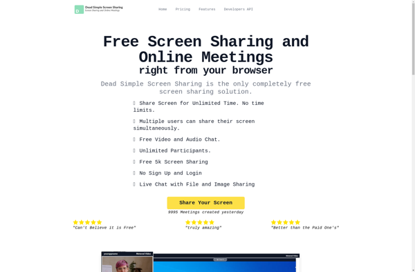 Dead Simple Screen Sharing image