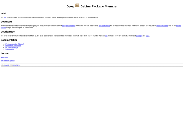 Debian package management system image