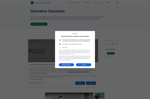 Derivative Calculator image