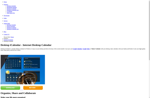 Desktop iCalendar