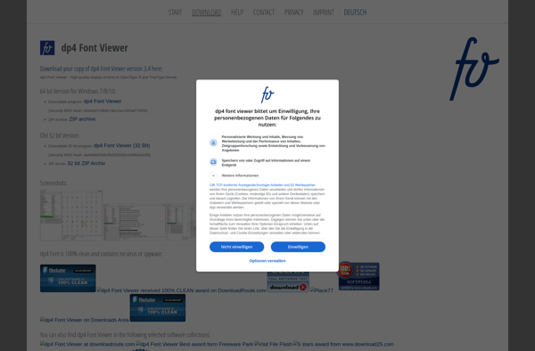 Dp4 Font Viewer image