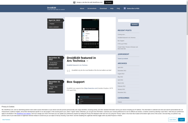 DroidEdit image