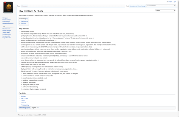 DW Contacts &amp; Phone &amp; SMS screenshot