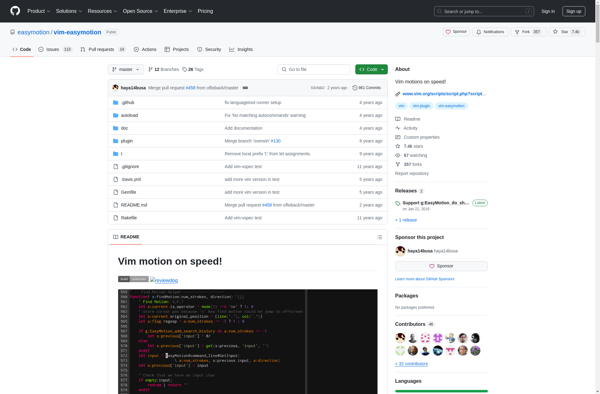 EasyMotion screenshot