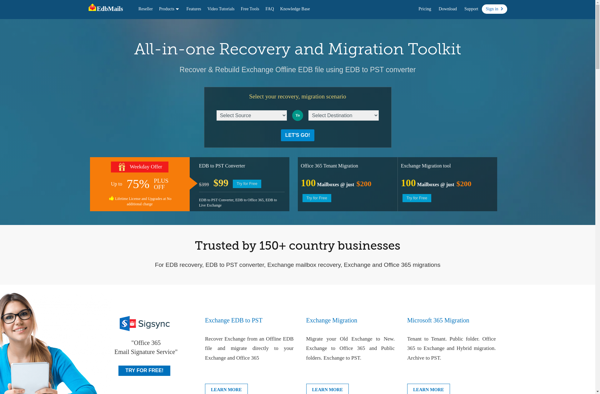 EdbMails EDB to PST Converter image