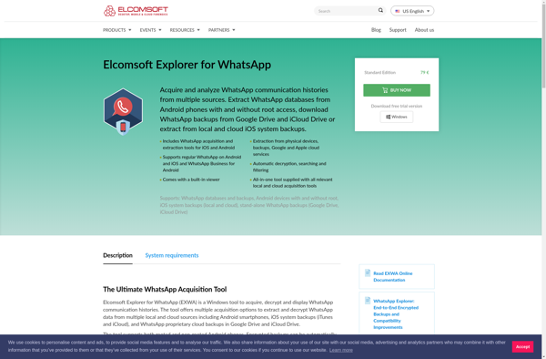 Elcomsoft Explorer for WhatsApp image